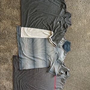 Striped and Solid Polo Shirts